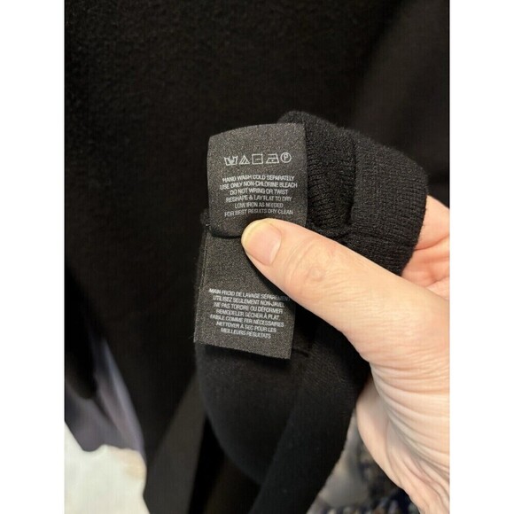 Moth Anthropologie Chester Sweater Dress Black Small Bell Sleeve - Picture 8 of 13